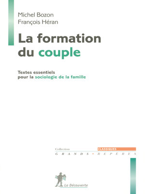 cover image of La formation du couple